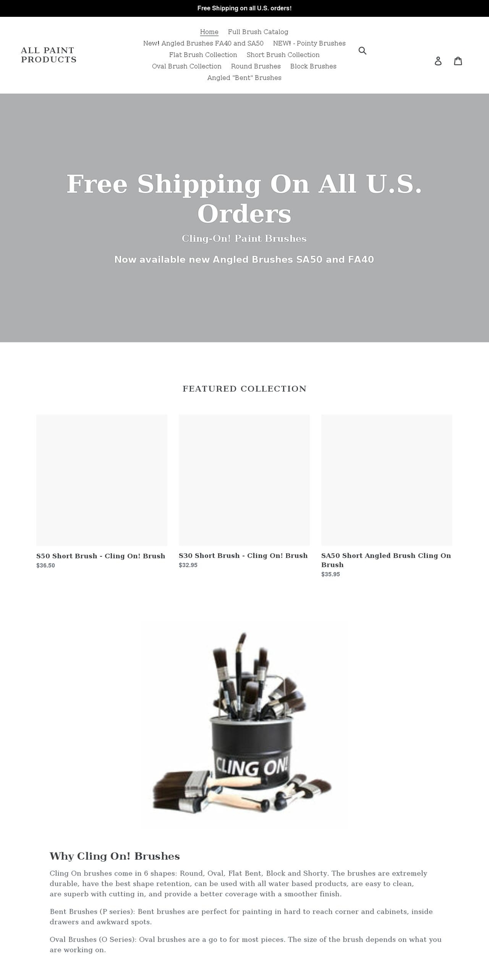 clingonus.com shopify website screenshot