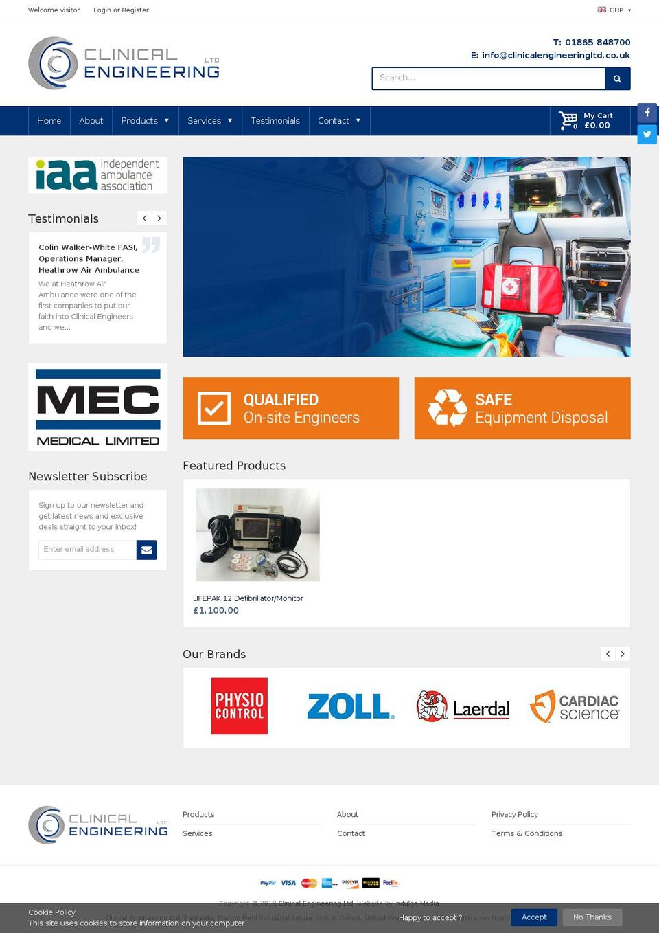 shopme-demo--v- Shopify theme site example clinicalengineeringltd.co.uk