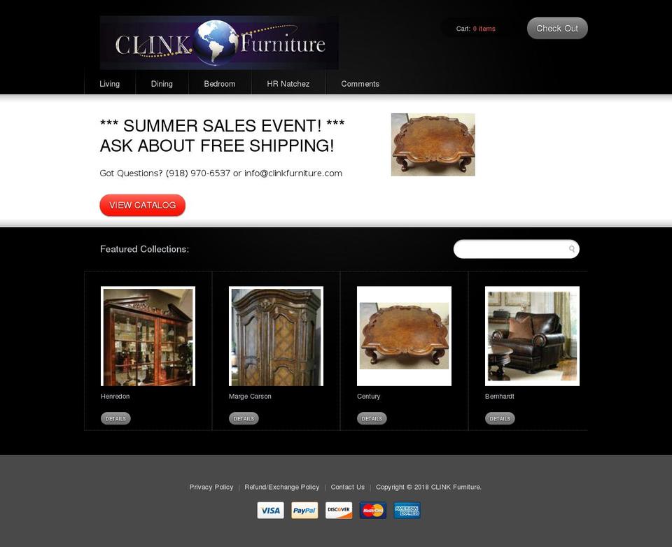 clinkindustries.com shopify website screenshot