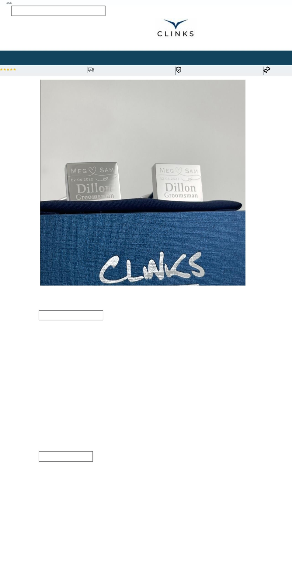 clinks.com shopify website screenshot