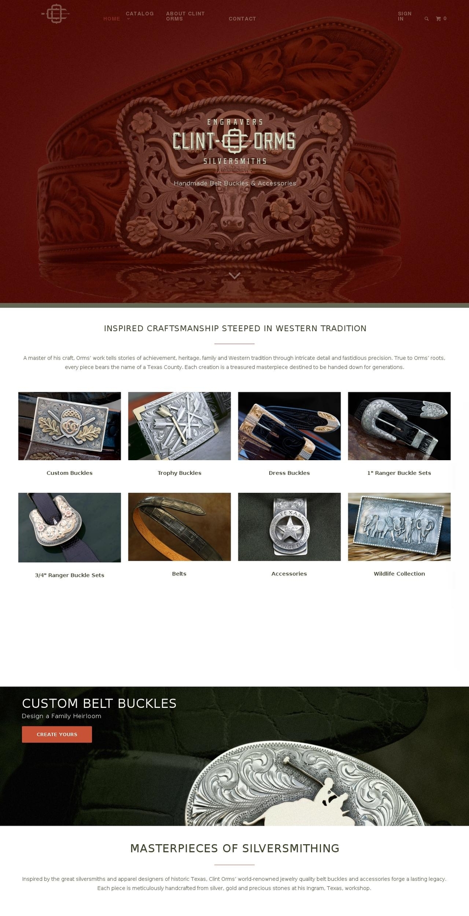 clintorms.com shopify website screenshot