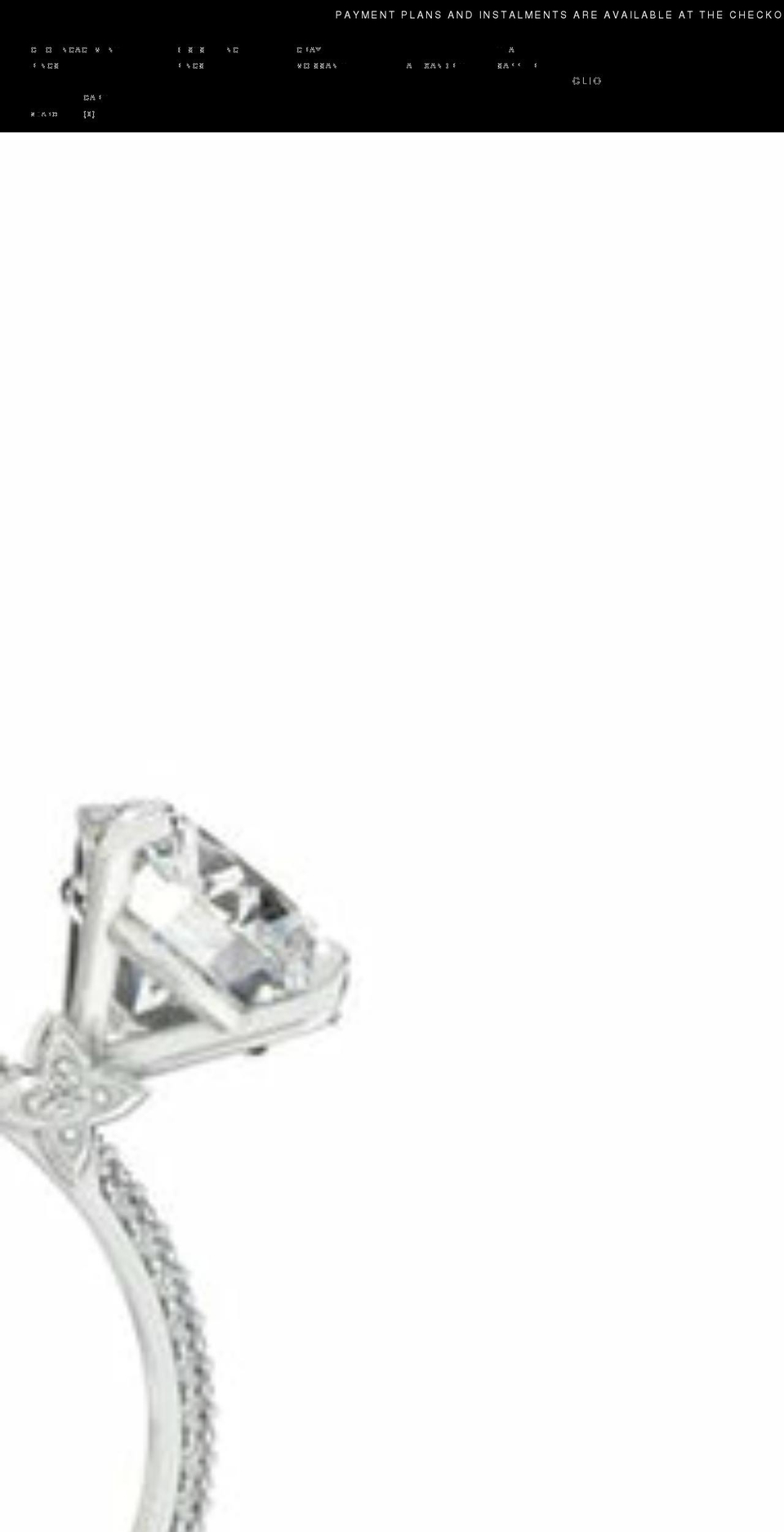 clio.jewelry shopify website screenshot