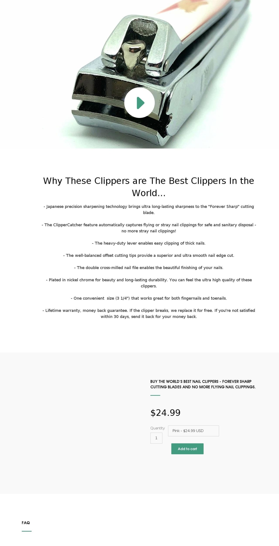 clippercatcher.com — Shopify storefront screenshot