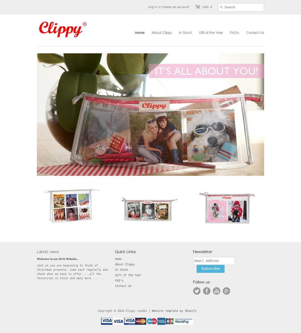 clippykitlondon.co.uk shopify website screenshot