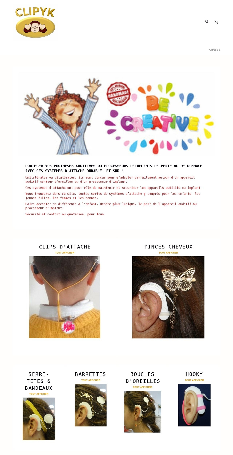 clipyk.com shopify website screenshot