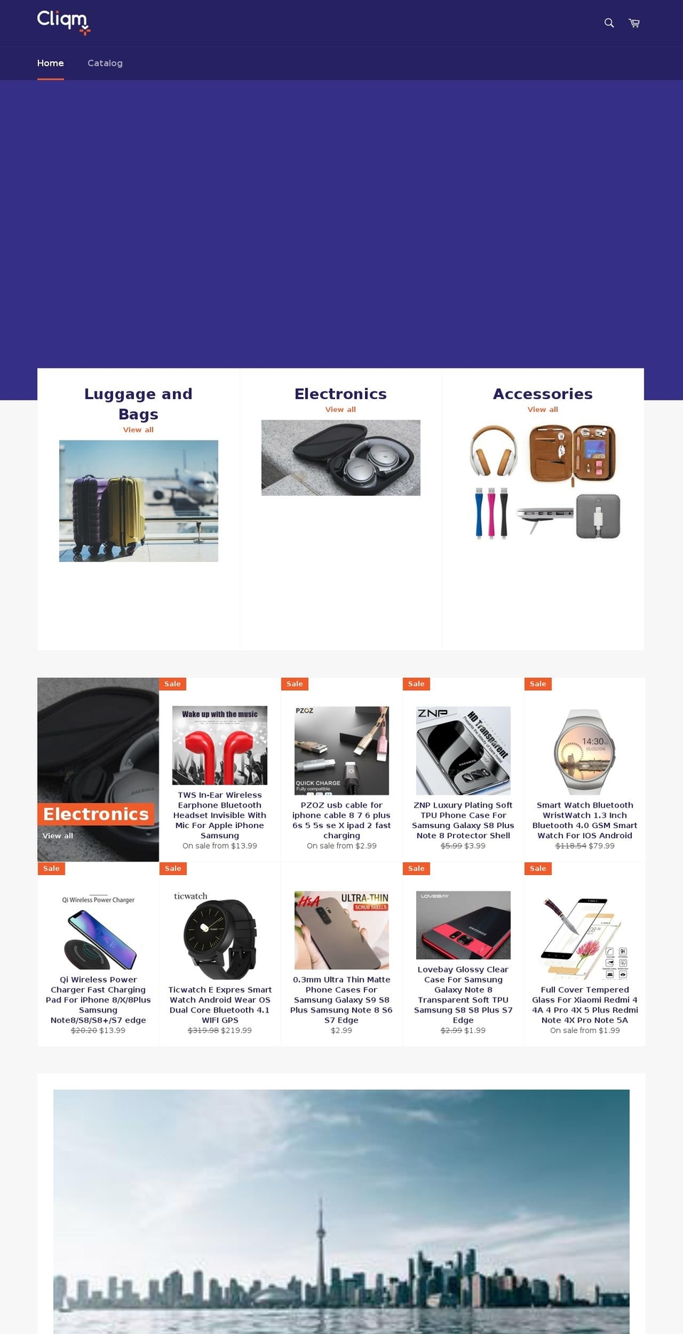 cliqm.com — Shopify storefront screenshot