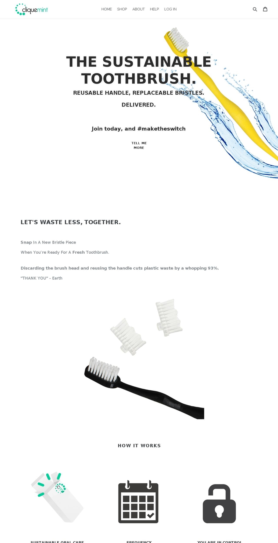 cliquemint.com shopify website screenshot