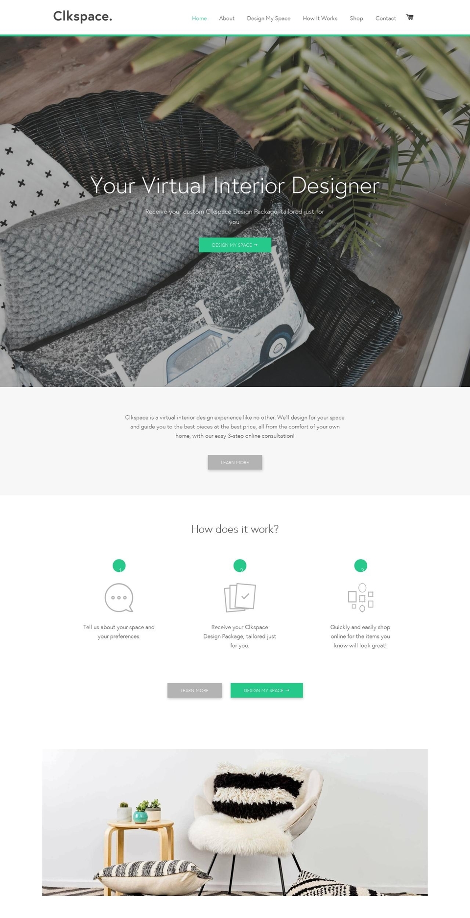 clkspace.com shopify website screenshot