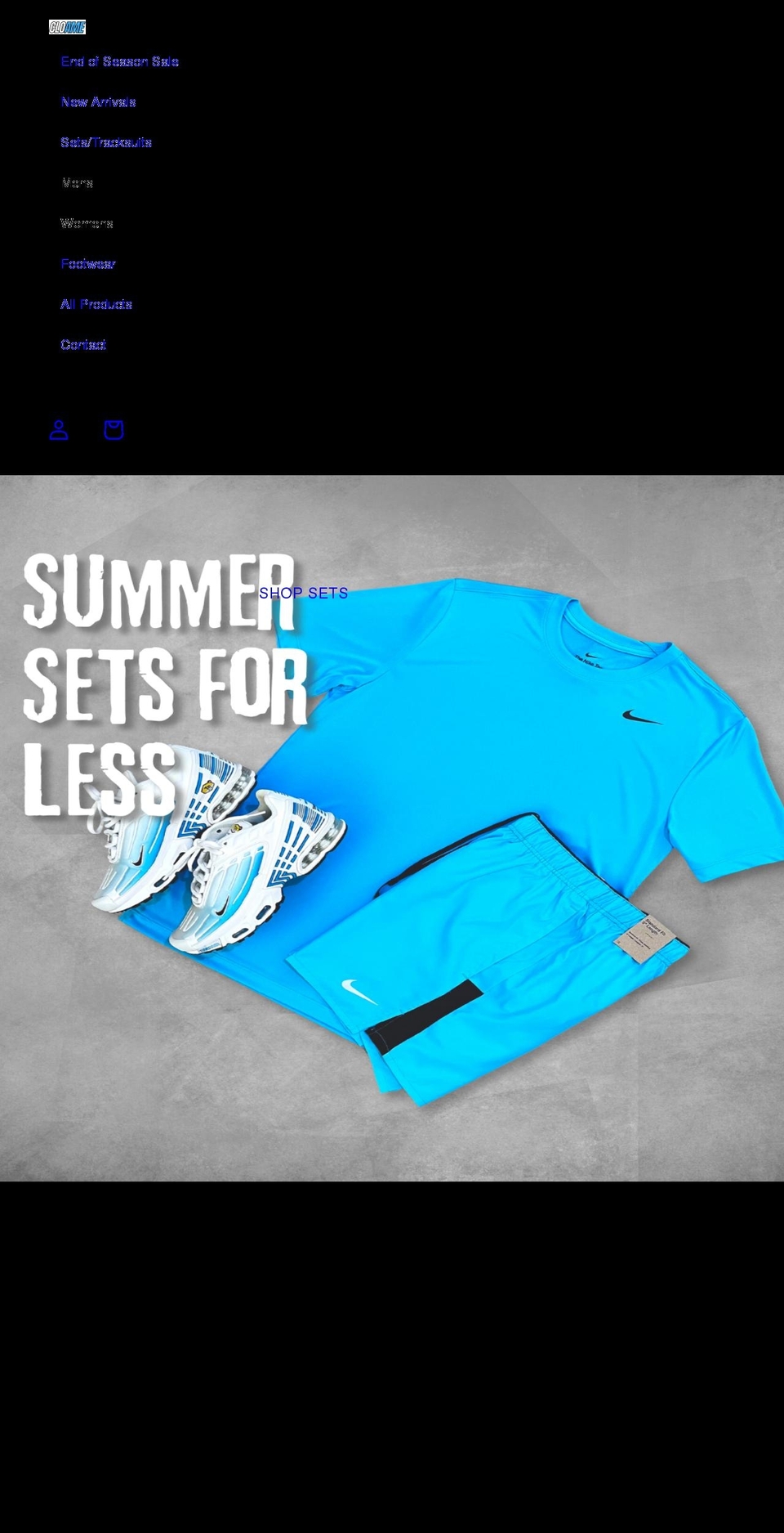 cloameuk.com shopify website screenshot