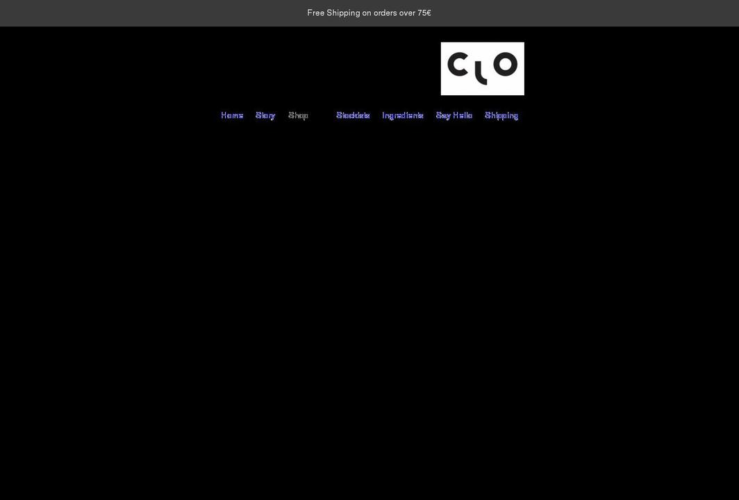 clochocolates.ie shopify website screenshot
