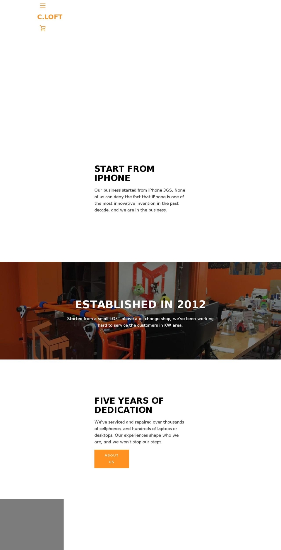 cloft.ca shopify website screenshot