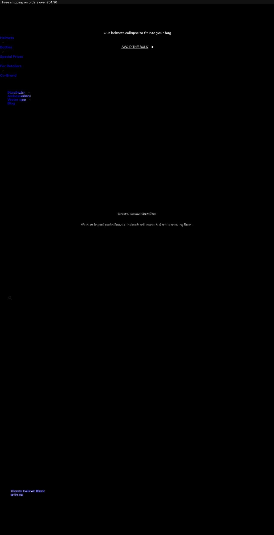 closca.com — Shopify storefront screenshot