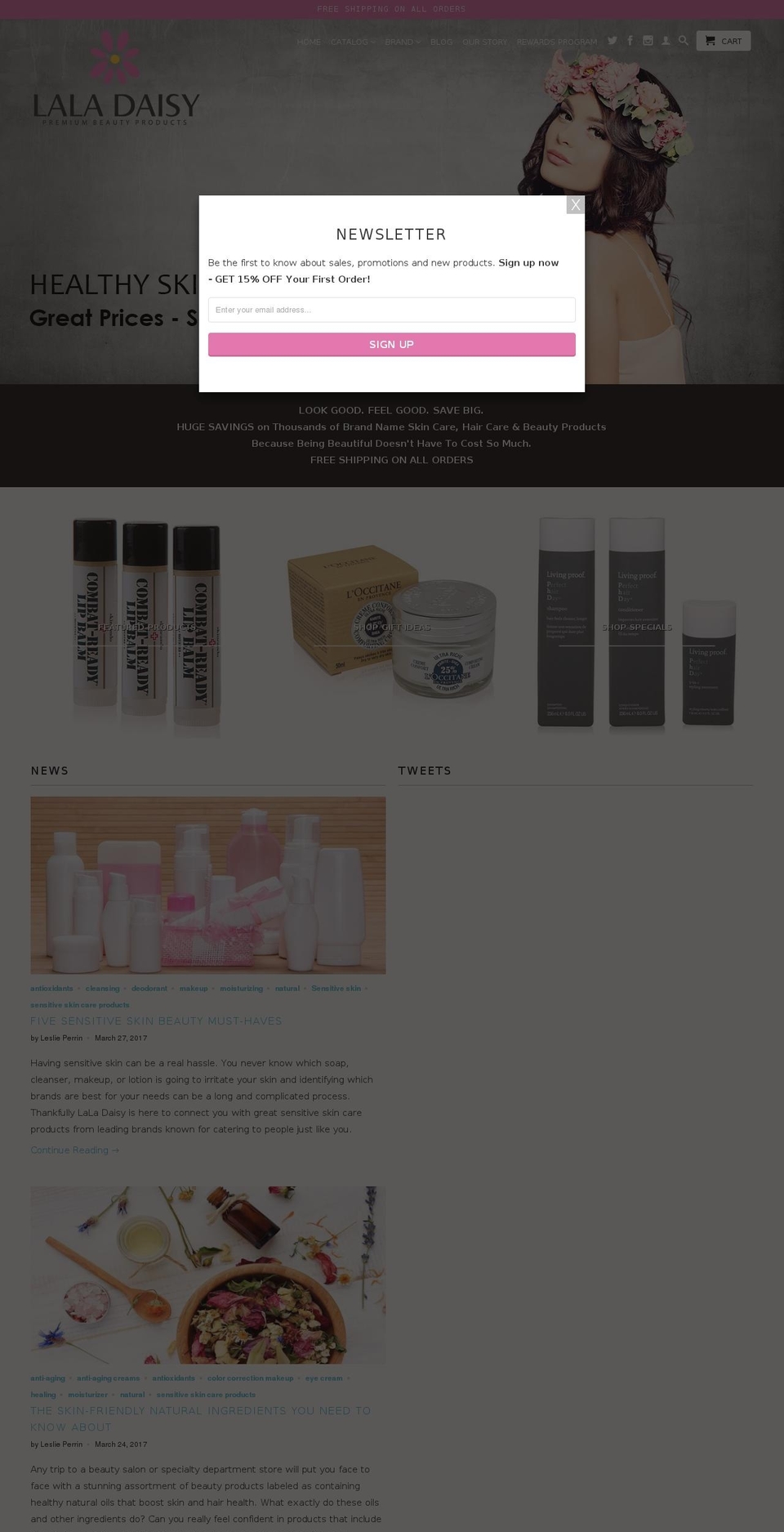 closeoutbeauty.com shopify website screenshot
