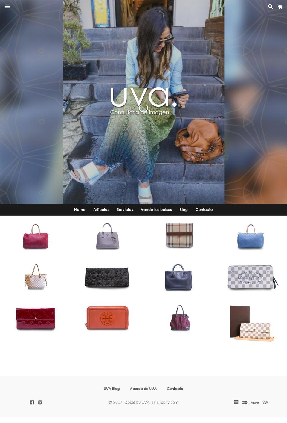 closetbyuva.com shopify website screenshot