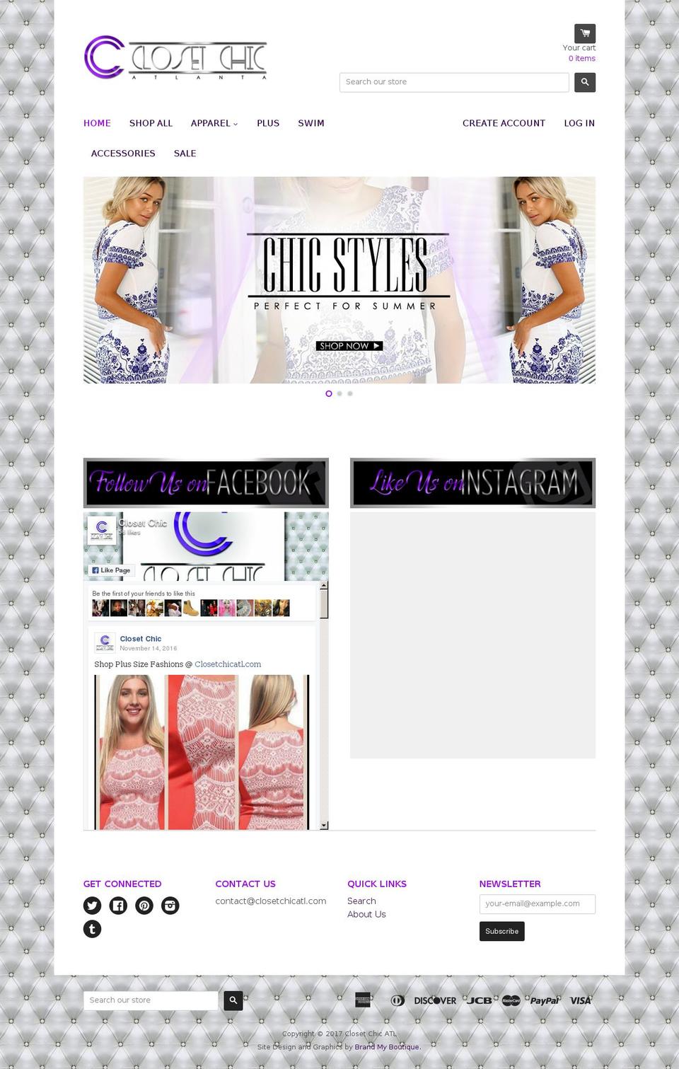 closetchicatl.com shopify website screenshot