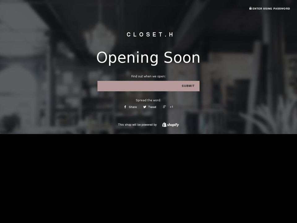 closeth.com shopify website screenshot
