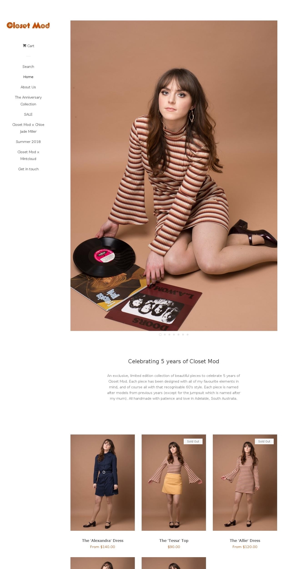 closetmod.com shopify website screenshot