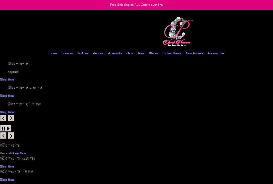 closetpleasure.com shopify website screenshot