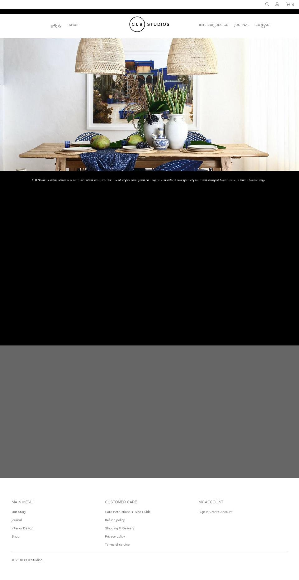 clostudios.com.au shopify website screenshot
