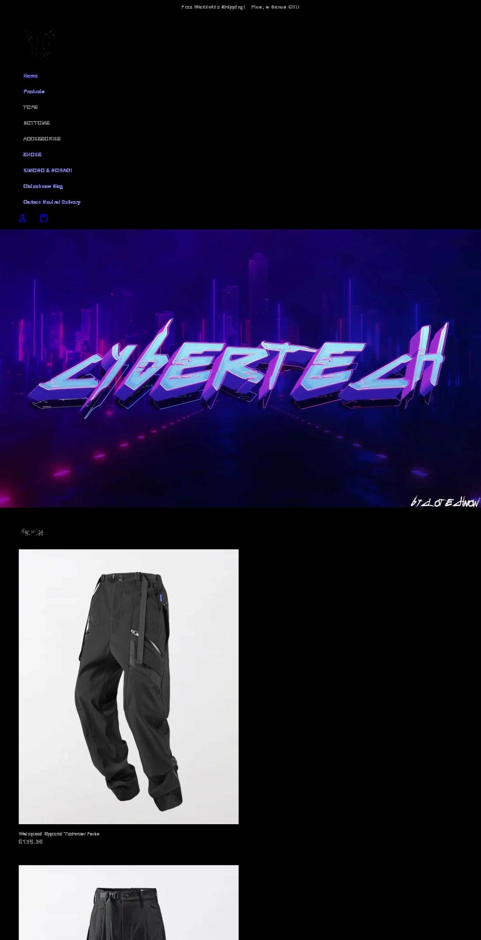 clotechnow.com shopify website screenshot