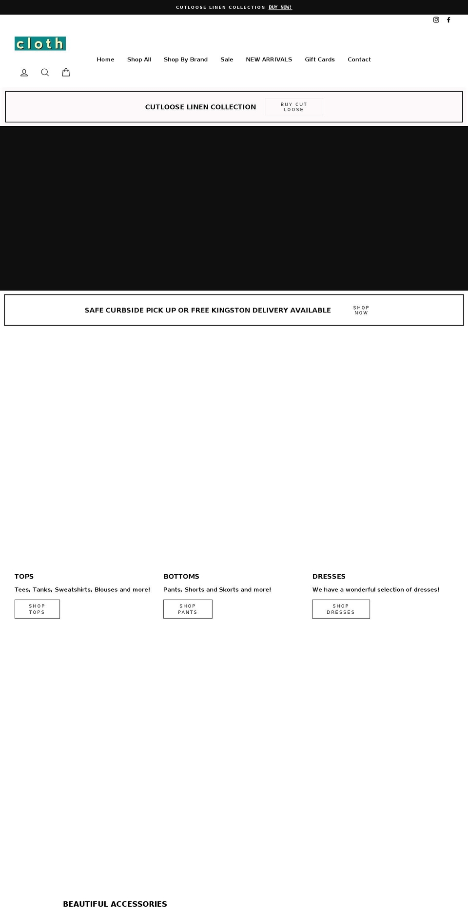 clothclothing.ca shopify website screenshot