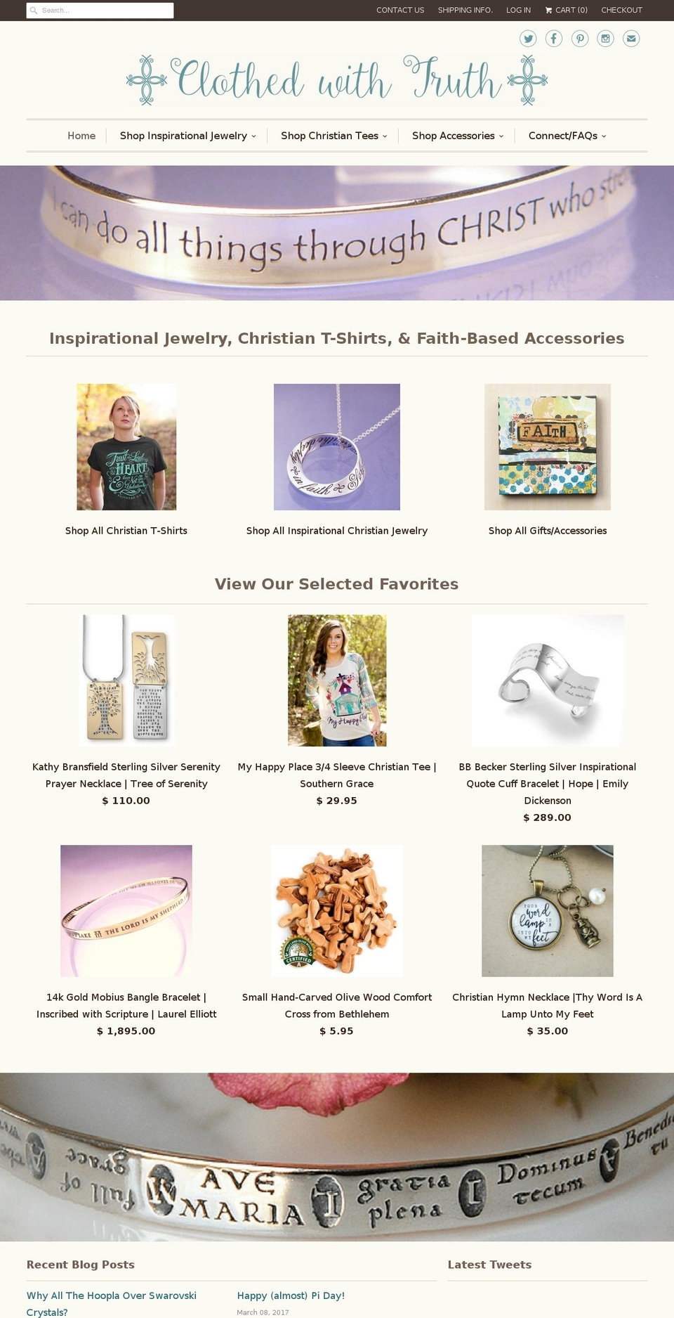 clothedwithtruth.com shopify website screenshot