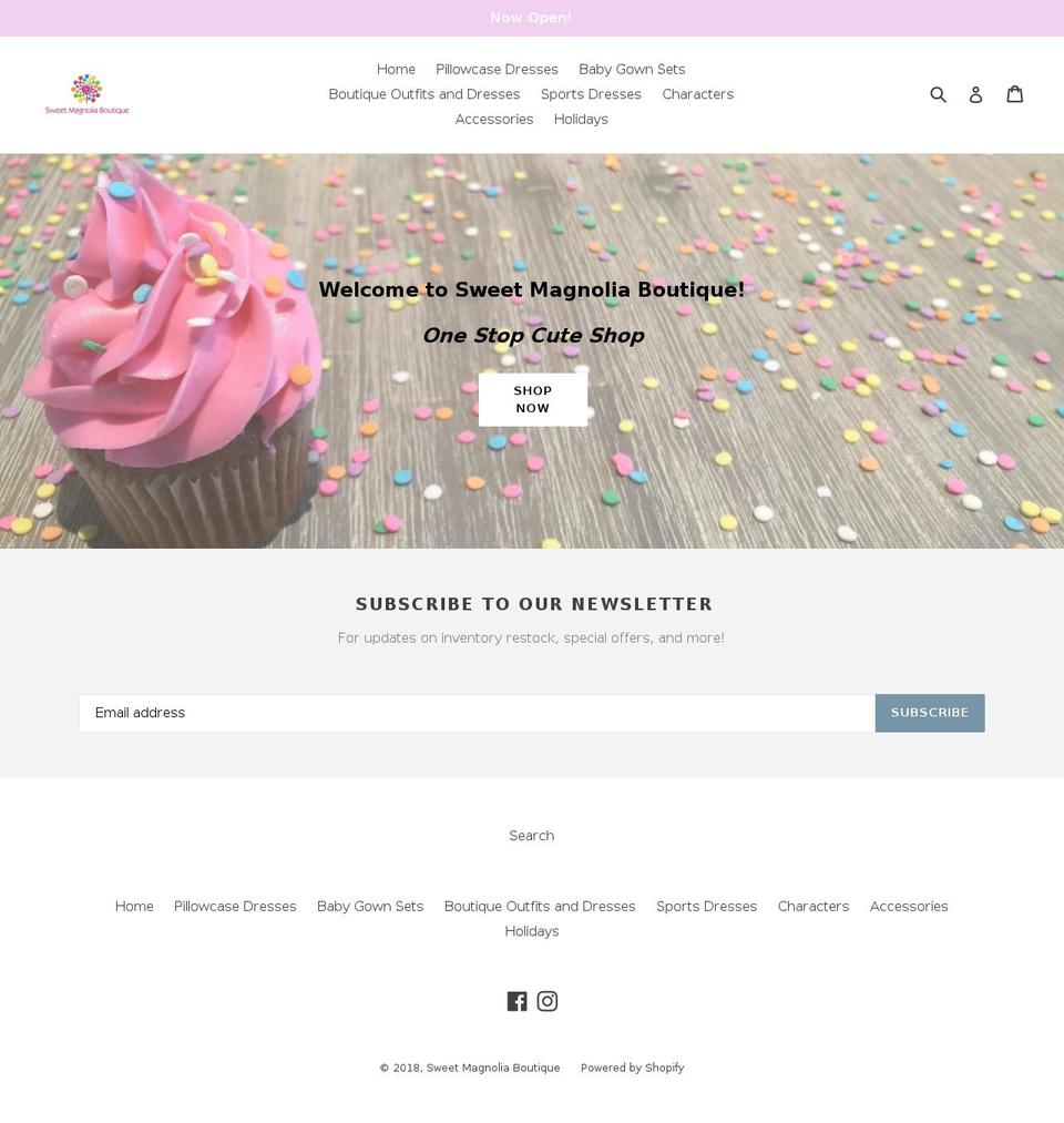 clothesandbows.com — Shopify storefront screenshot