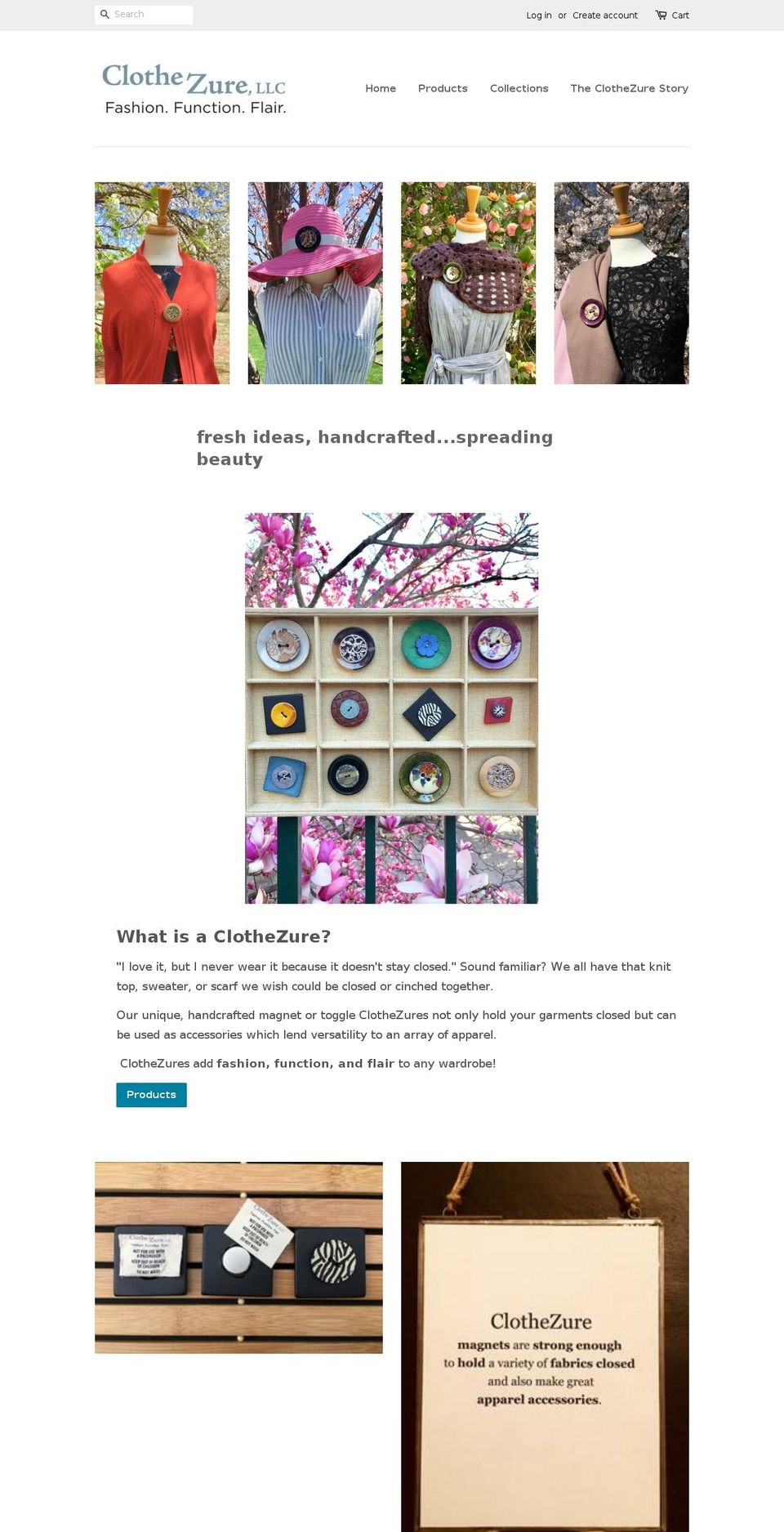 clothezure.com — Shopify storefront screenshot