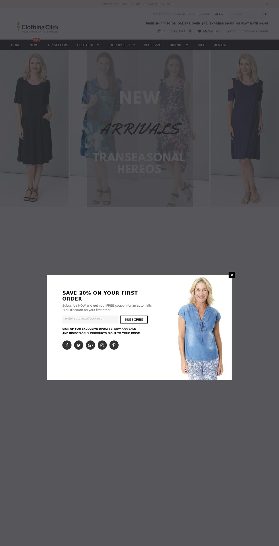 clothing-click.myshopify.com shopify website screenshot