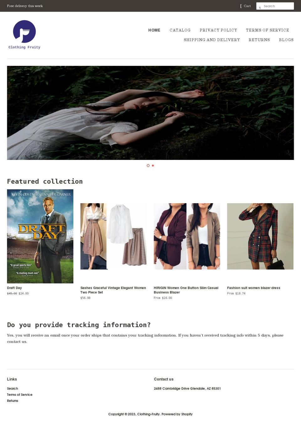 clothing-fruity.myshopify.com shopify website screenshot