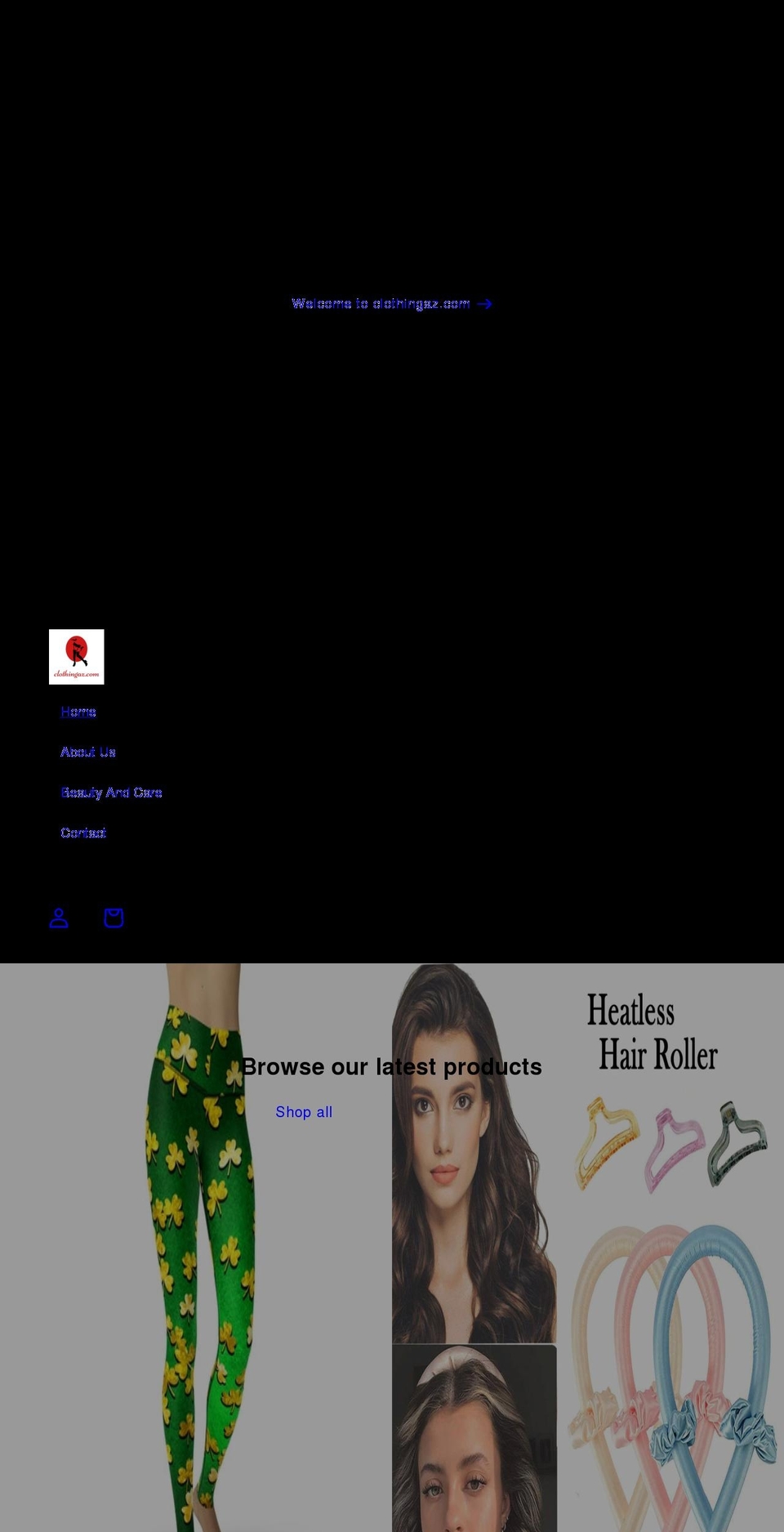 clothingaz.com shopify website screenshot