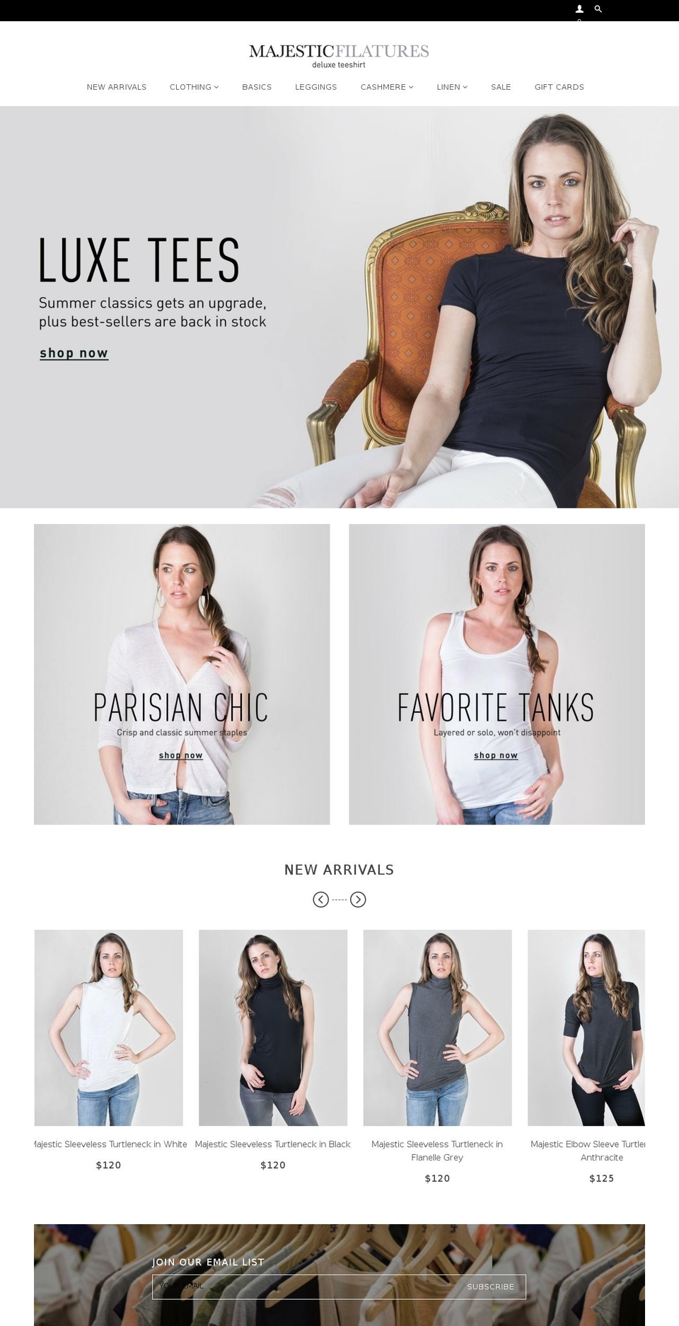 clothingbymajestic.com — Shopify storefront screenshot