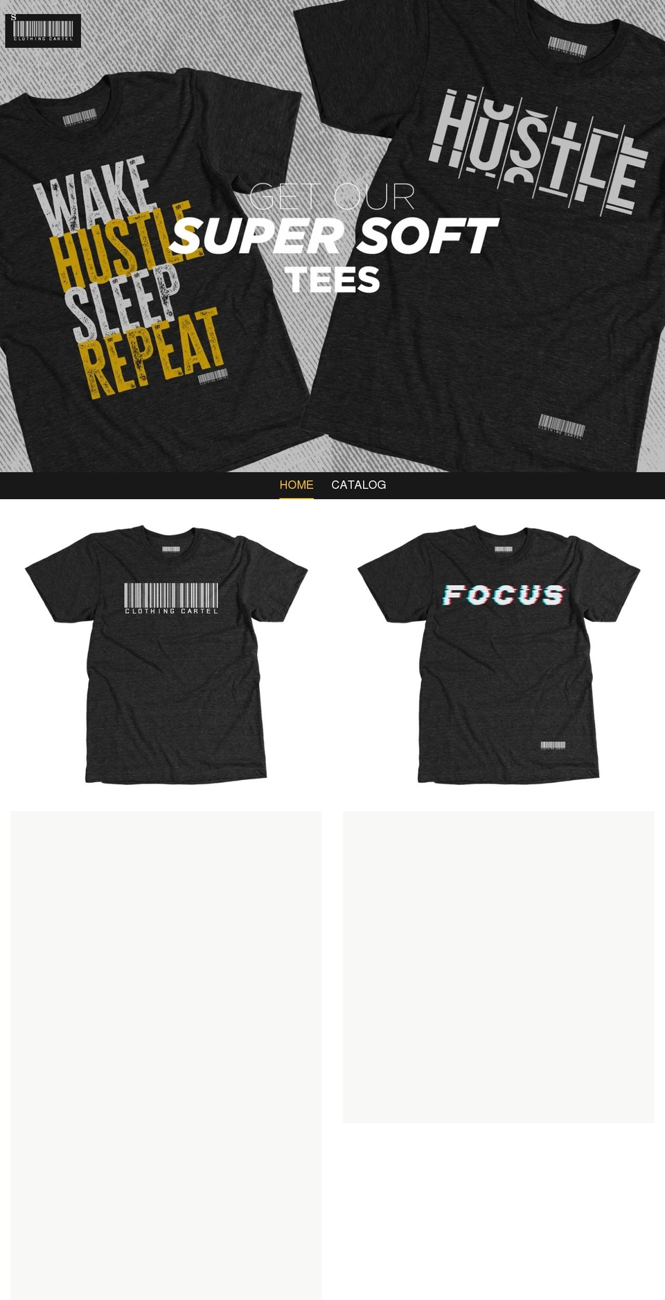 clothingcartelco.com shopify website screenshot