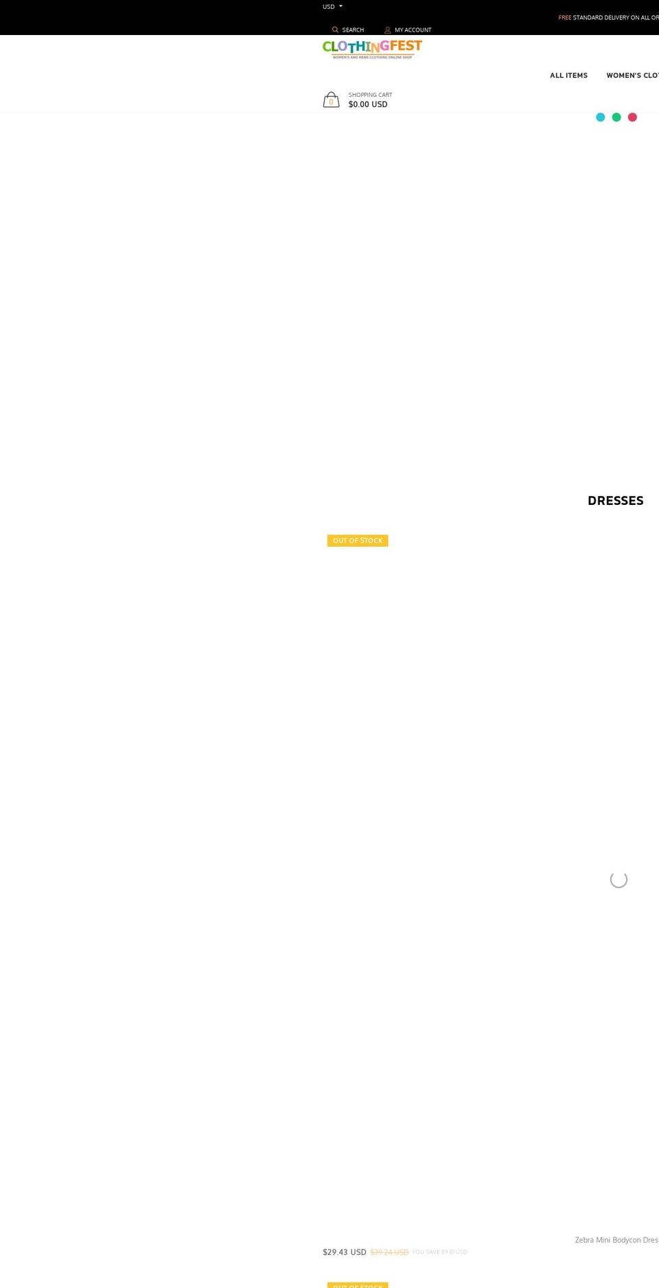 clothingfest.com shopify website screenshot