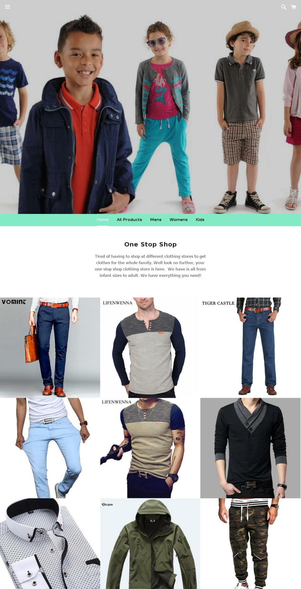 clothingforeveryone.com shopify website screenshot