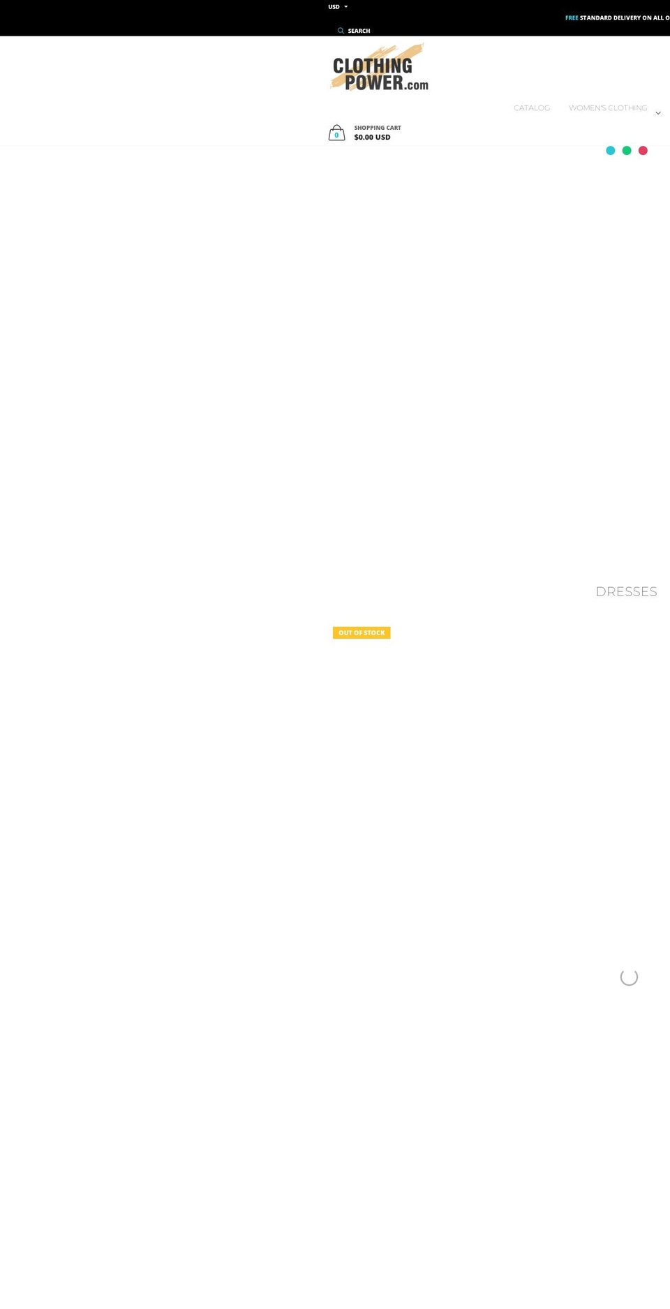 clothingpower.com shopify website screenshot