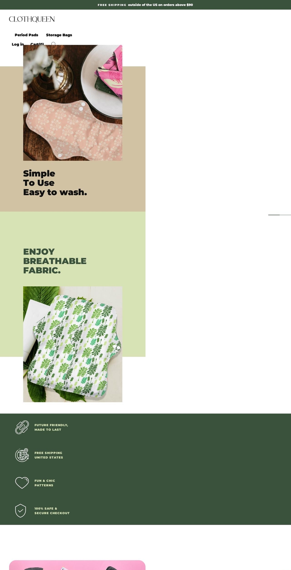 clothqueen.com shopify website screenshot