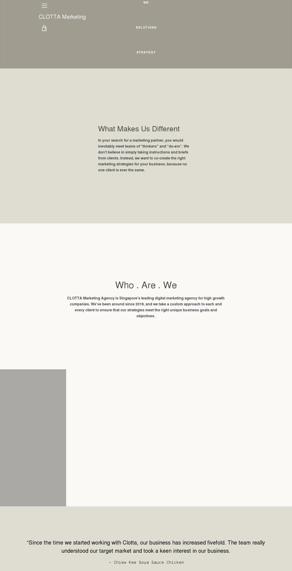 clotta.life shopify website screenshot