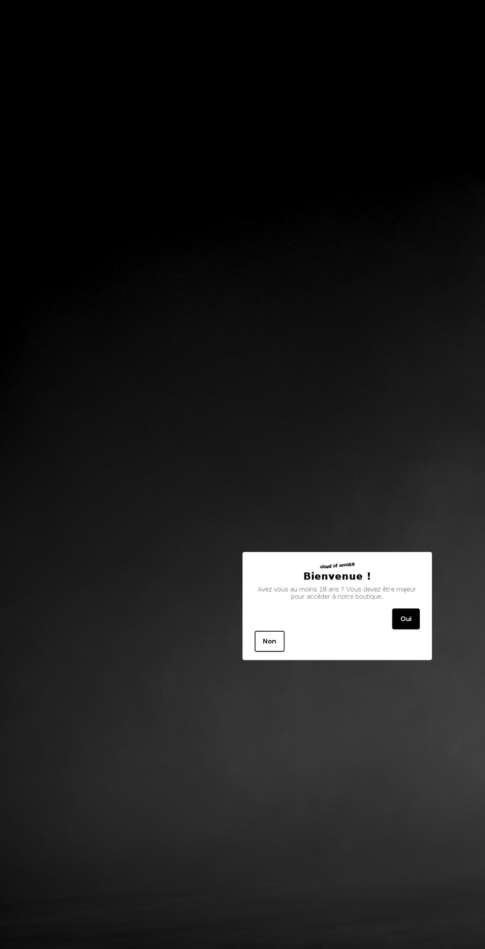 cloud-of-smoke.com — Shopify storefront screenshot