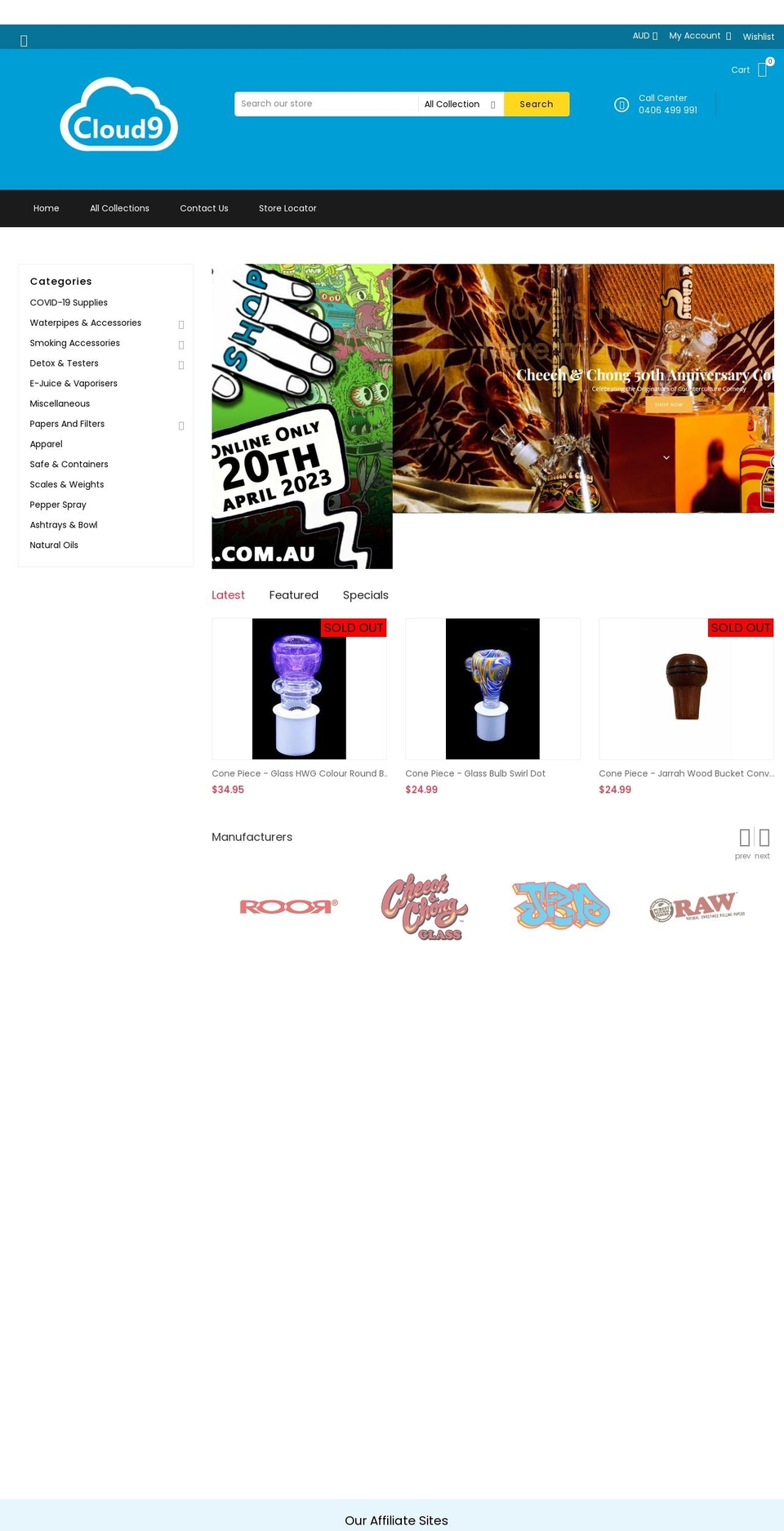 cloud9australia.com.au shopify website screenshot