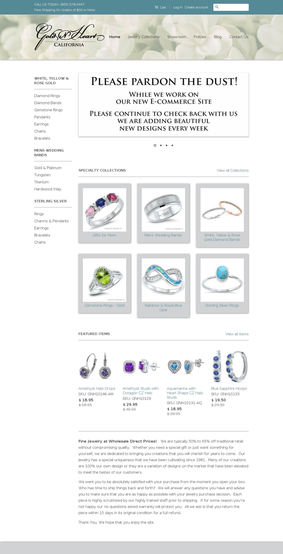 Golden Heart Direct Shopify theme site example cloud9silver.com