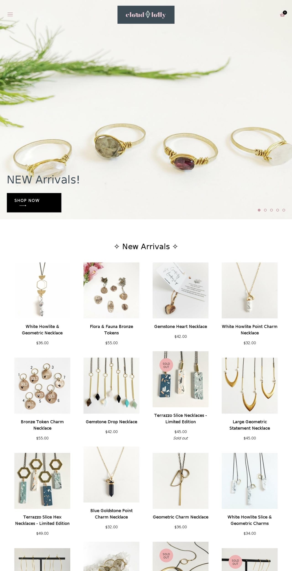 cloudandlolly.boutique shopify website screenshot