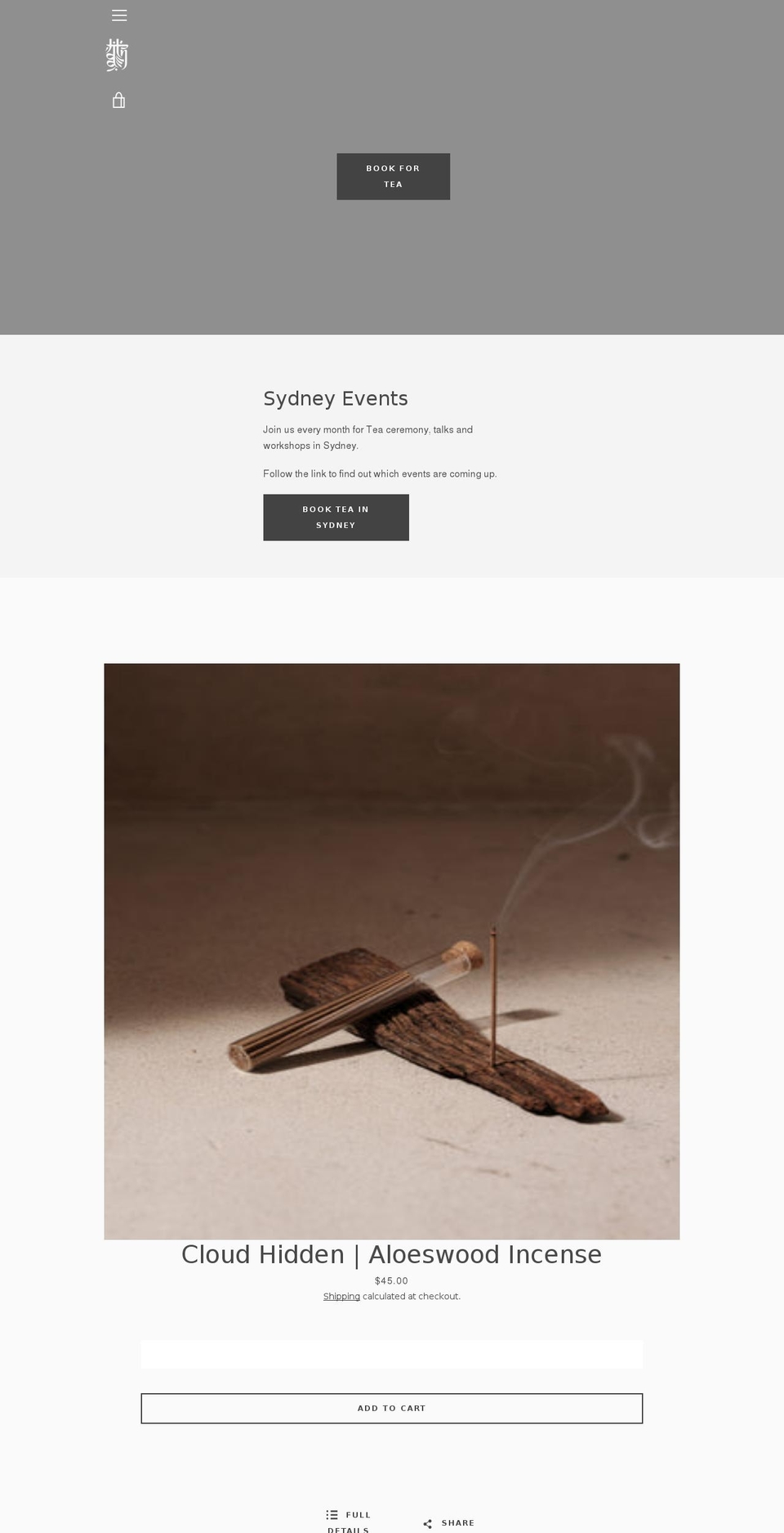 cloudhidden.com.au shopify website screenshot