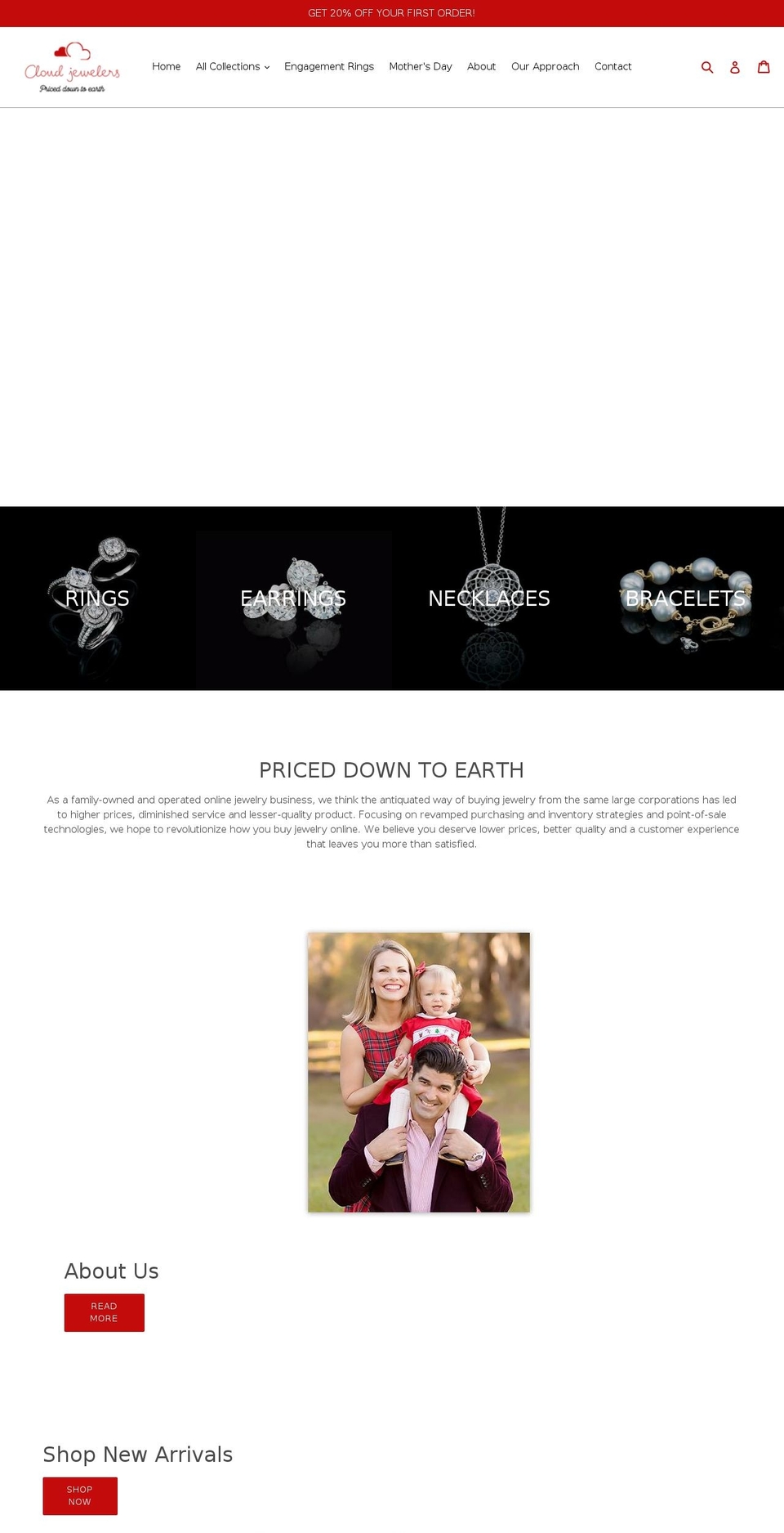 madwiresectionsv1-5 Shopify theme site example cloudjewelers.com