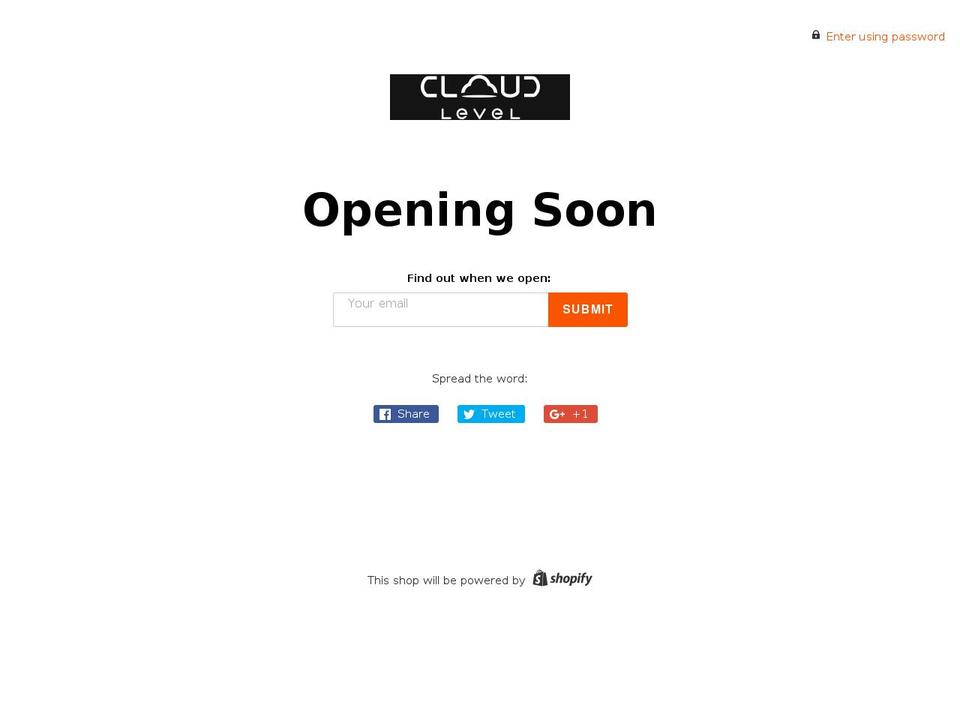 cloudlevel.com — Shopify storefront screenshot