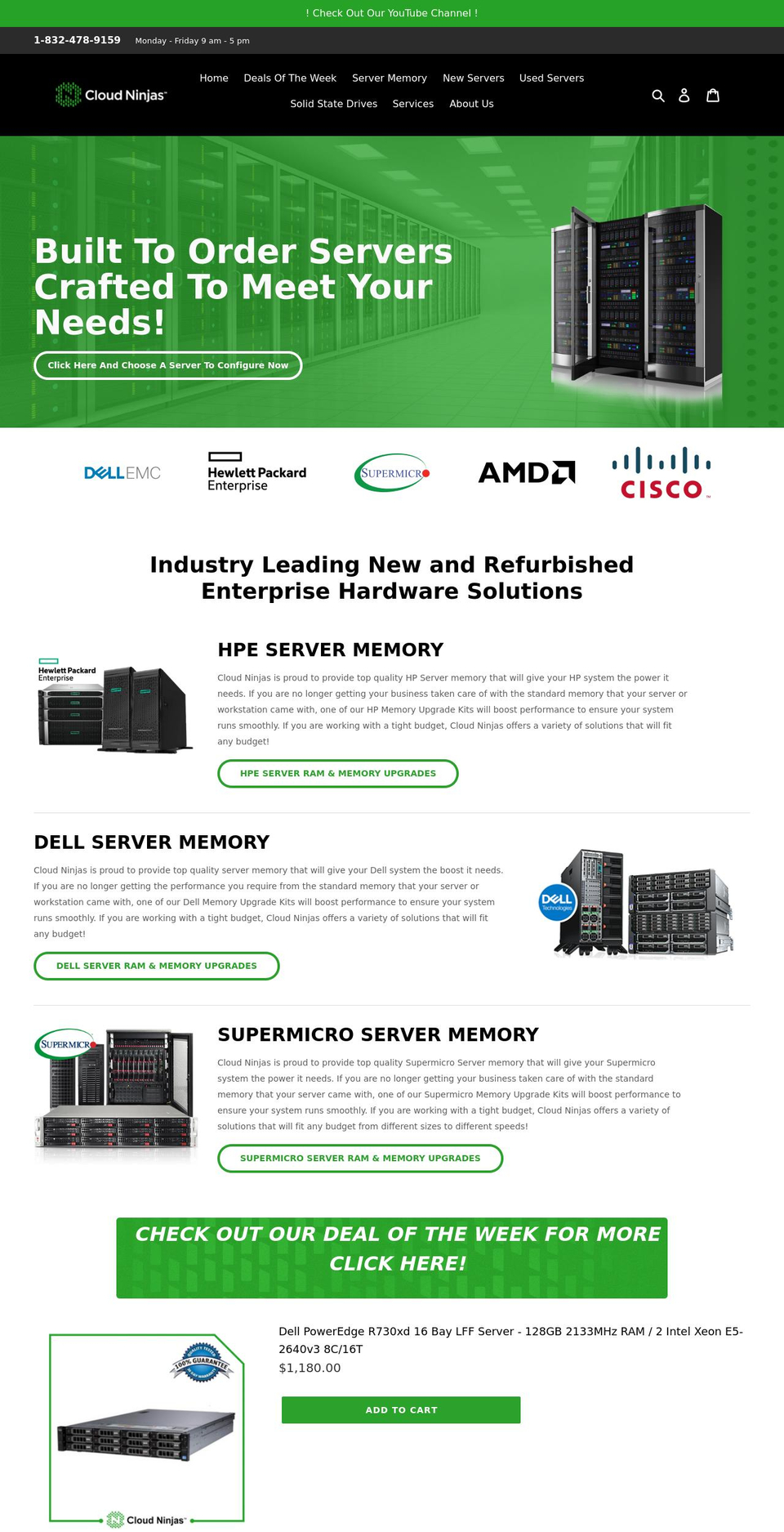 cloudninjas.com shopify website screenshot