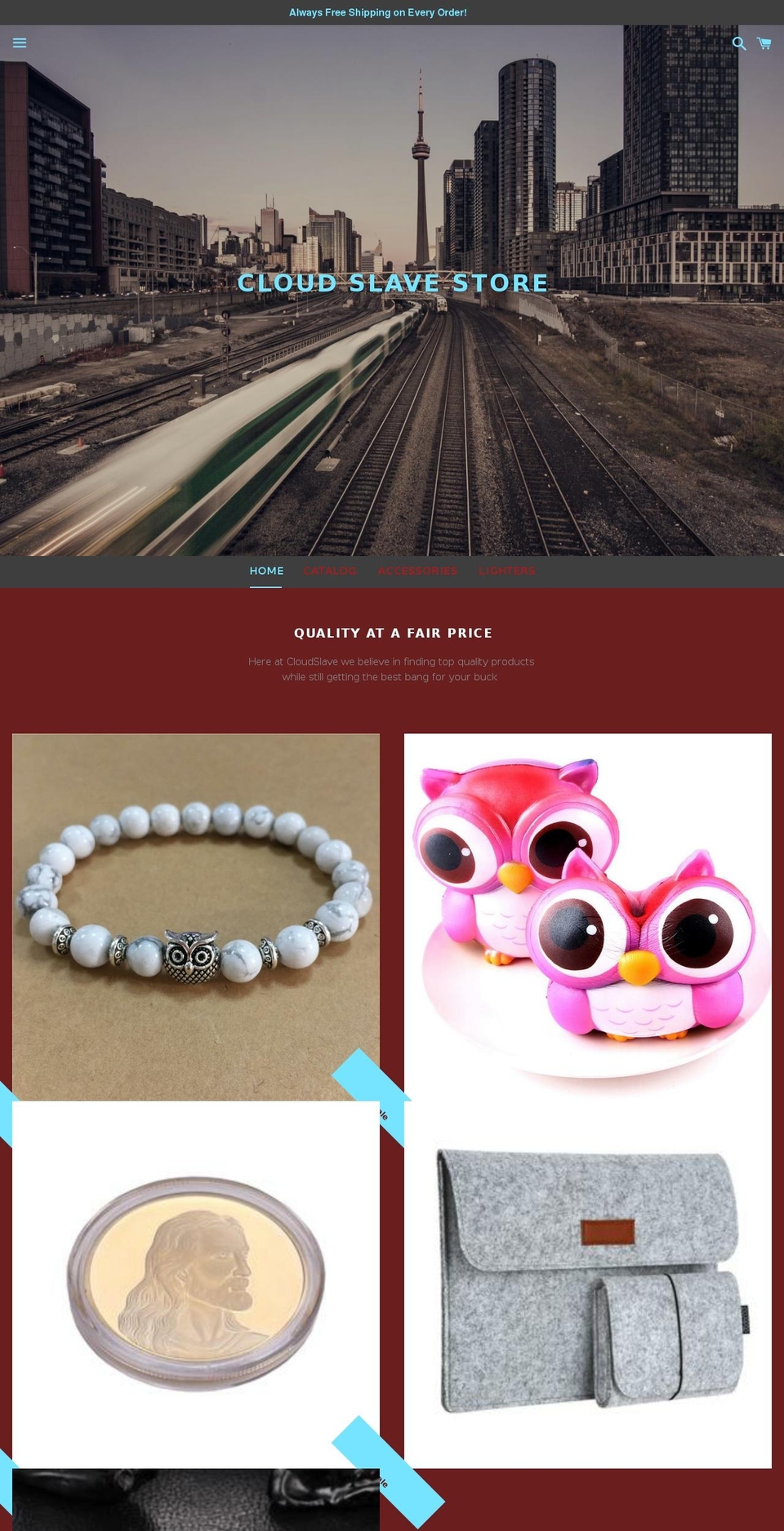 cloudslave.com — Shopify storefront screenshot