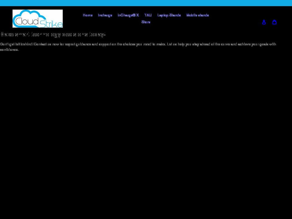 cloudstrike.com.au shopify website screenshot