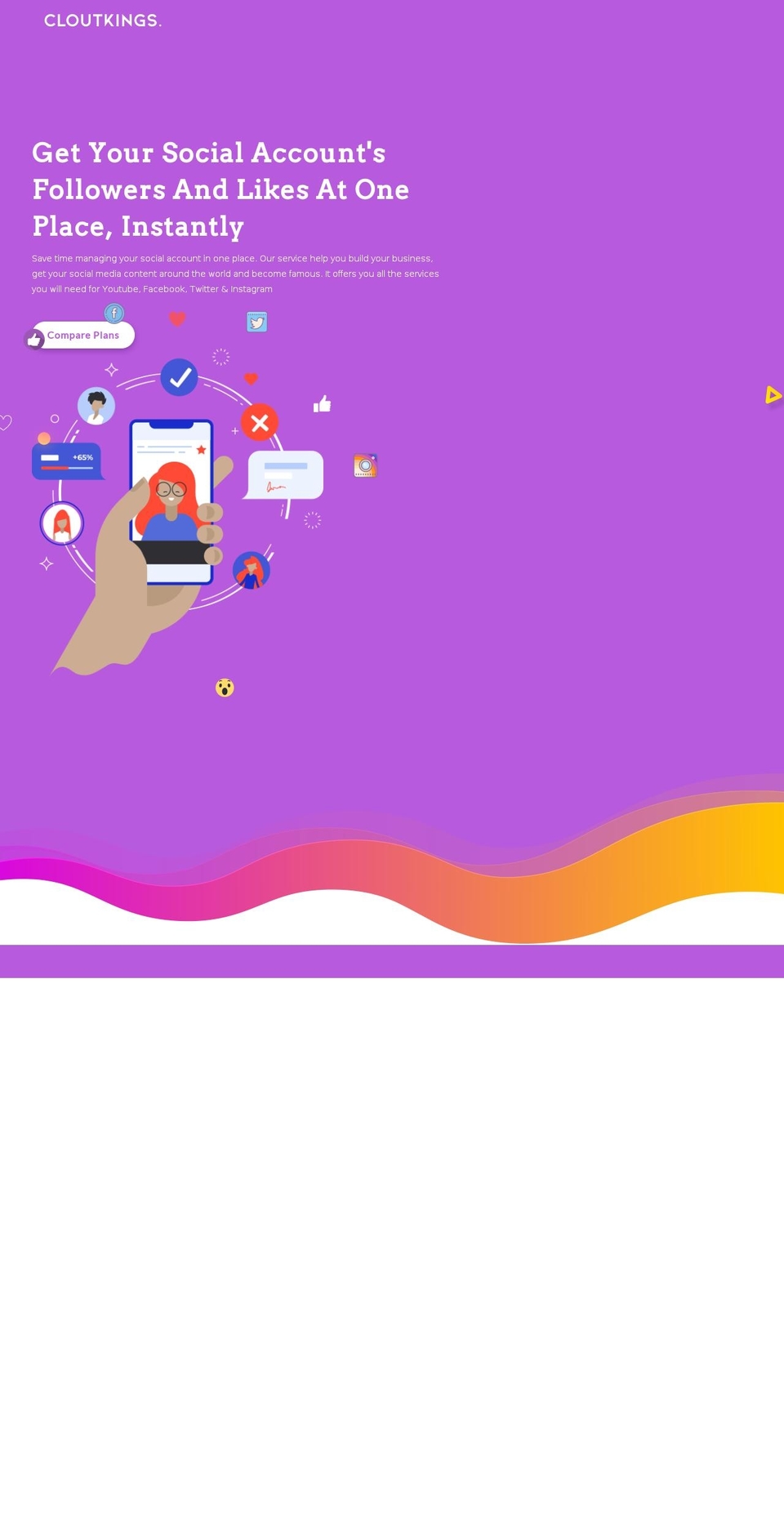 cloutkings.com — Shopify storefront screenshot