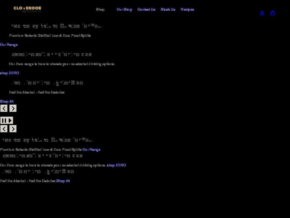 clovendoe.com shopify website screenshot